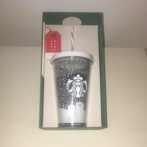 Starbucks 16 oz tumbler holiday w ornament
